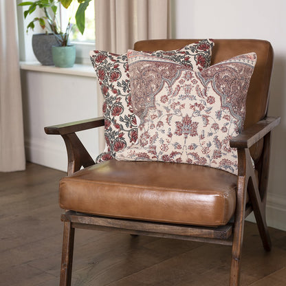 Kussenhoes 50x50 cm rood katoen