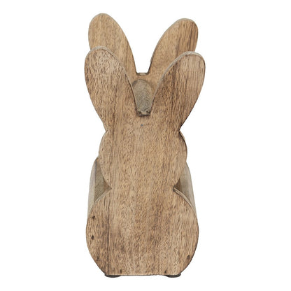 Houten Kistje Konijn 16x10x20 cm Bruin Hout Opbergkistje