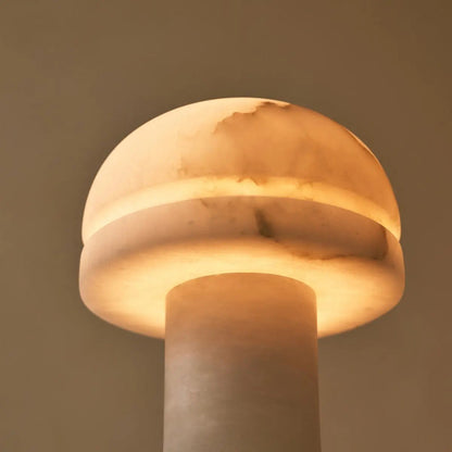 Albasten lamp 18 cm Ø 26 cm hoog