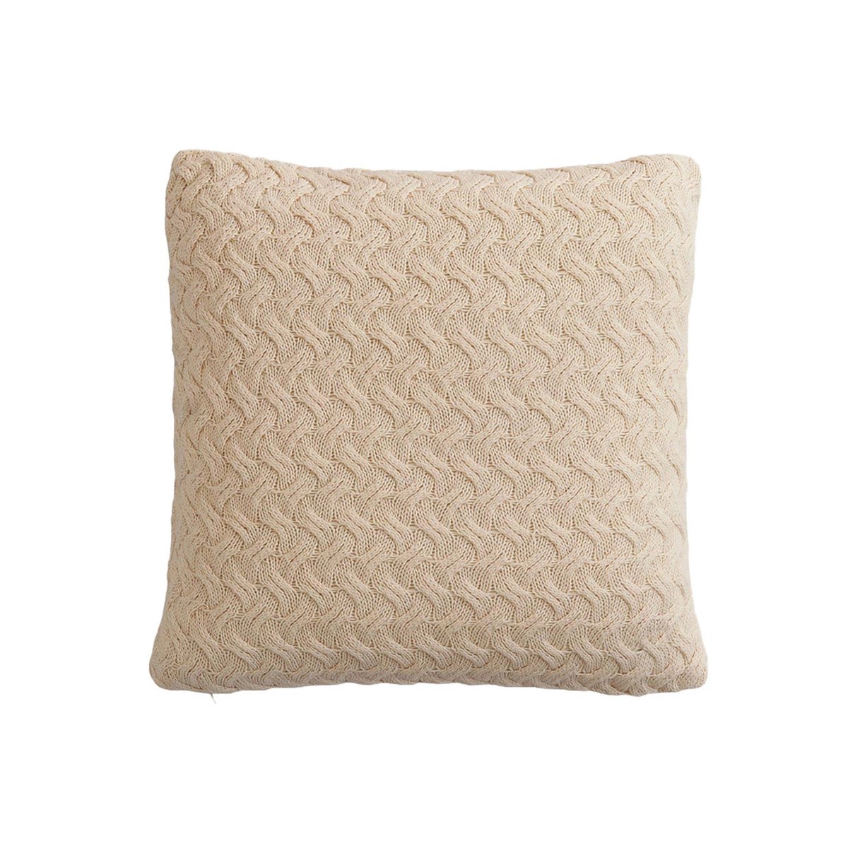 Kussenhoes 45x45 cm katoen natuurlijk beige