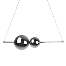 LED Pendant Lamp NOVA Chrome Smoked Glass With Integrated LEDs