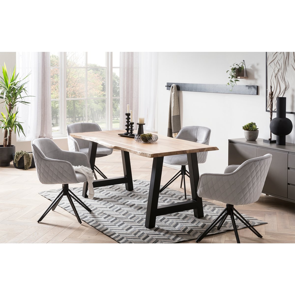 Acacia eettafel 140x80 cm
