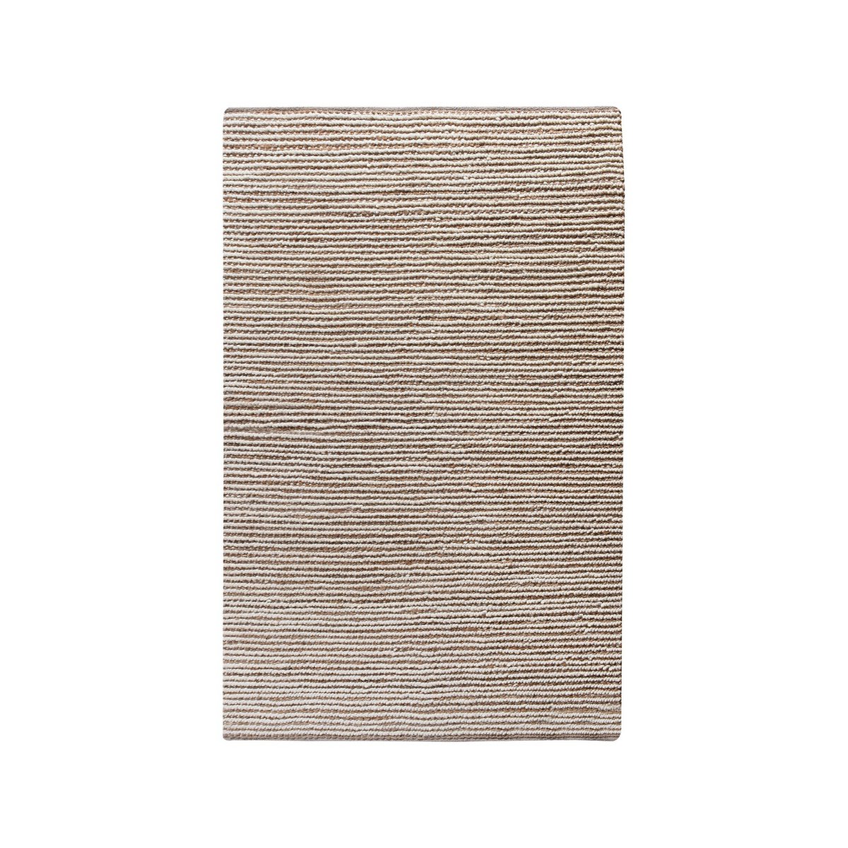 Vloerkleed handgeweven natuur ivoor 160x230 cm