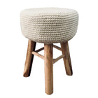 Kinderstoel Luna Leena Ø30x40 cm wol off-white