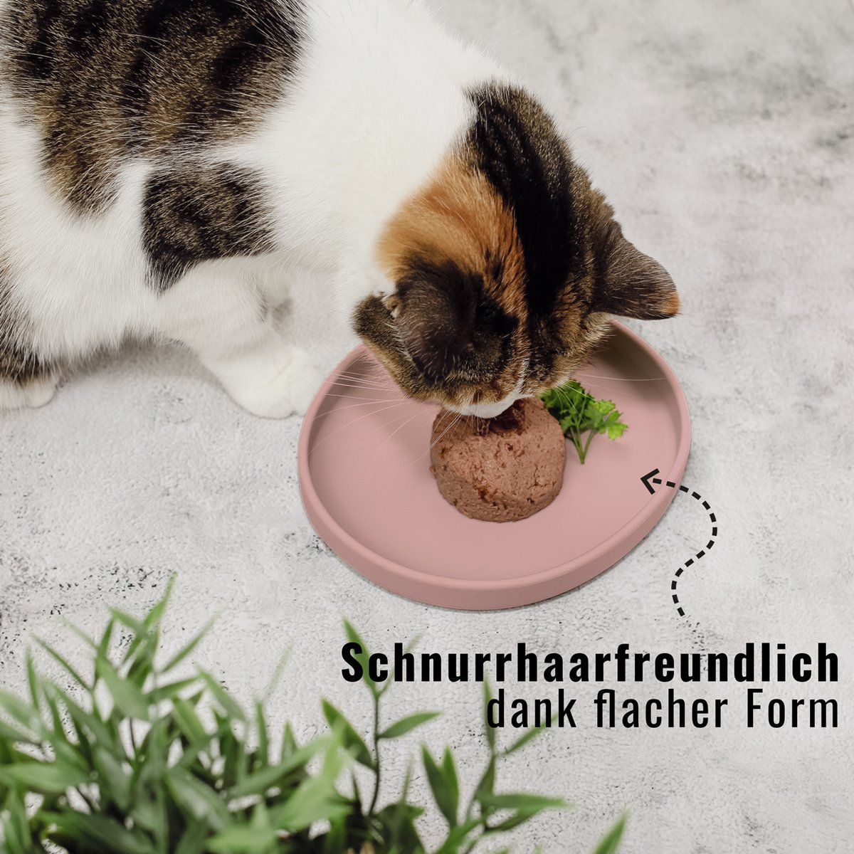 Kattenvoerbak siliconen 16x18 cm