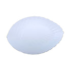 Presentatieplaat ovaal 37 cm wit glas