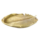 Decoratieve schaal 38x29.5x4 cm goud polyresin