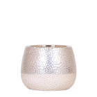 Plantenpot keramiek Ø12 cm zilver