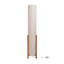 Matilda Table Lamp With Wood And Fabric Shade E27 Fitting