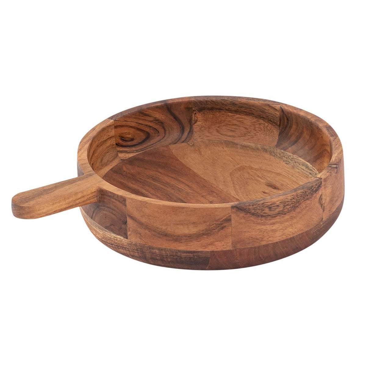 Wooden pan decoration pan wood 32x25 cm bowl acacia fixed