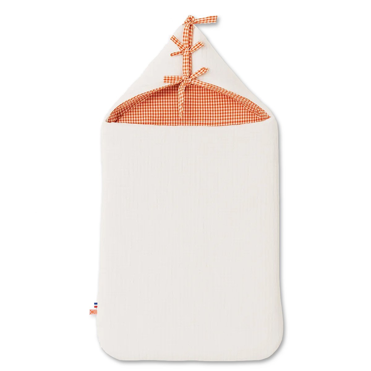 Babynestje biologisch katoen wit 75x40 cm