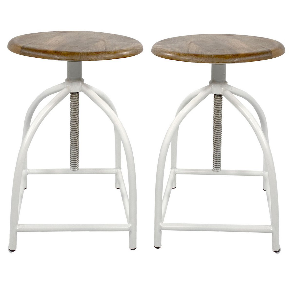 Draaikruk Set van 2 Stuks Barkruk Draaistoel Verstelbaar