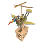 Ilo Build Mechanical Wooden Model Building Birdman 26x25x42.5cm