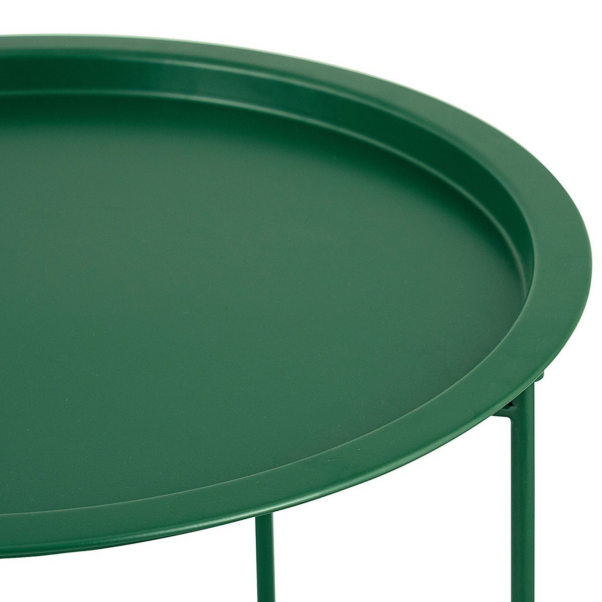 Bijzettafel metaal Ø 47x51 cm opvouwbaar