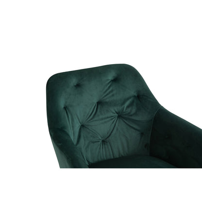 Fauteuil dennengroen draaibaar 61x62x85 cm
