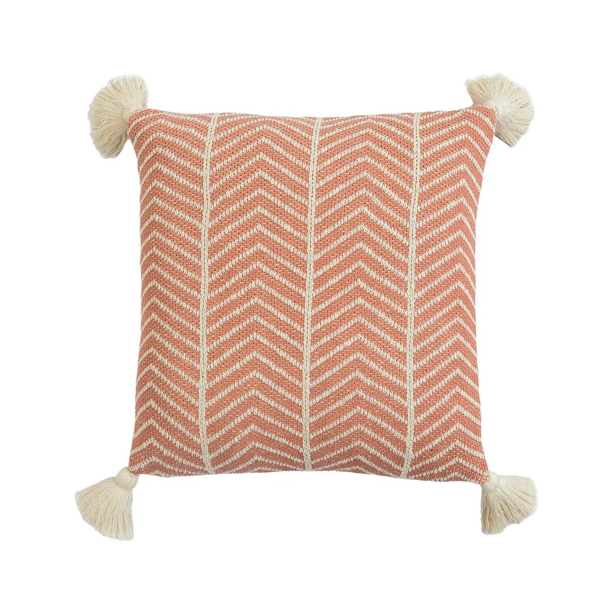 Kussenhoes 45x45 cm katoen dusty coral