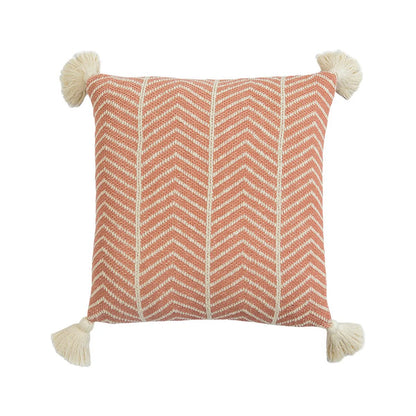 Kussenhoes 45x45 cm katoen dusty coral