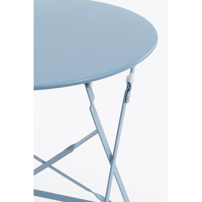 Laurence Bistroset Set Van 3 Metaal Lichtblauw Buiten