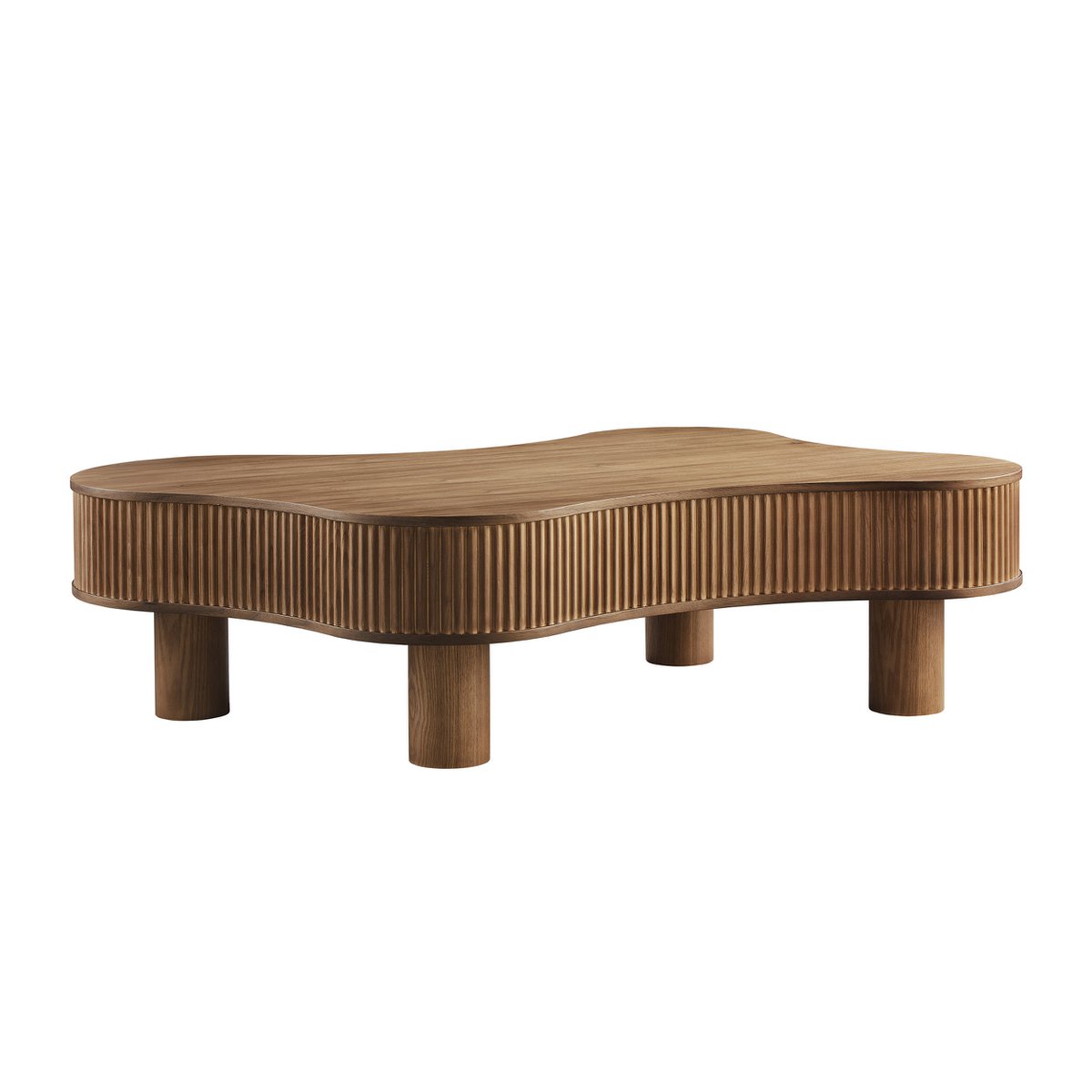Salontafel 116x77x32 cm walnoot
