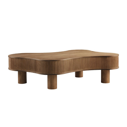 Salontafel 116x77x32 cm walnoot