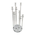 Kandelaar kristal 8 lampen H77cm