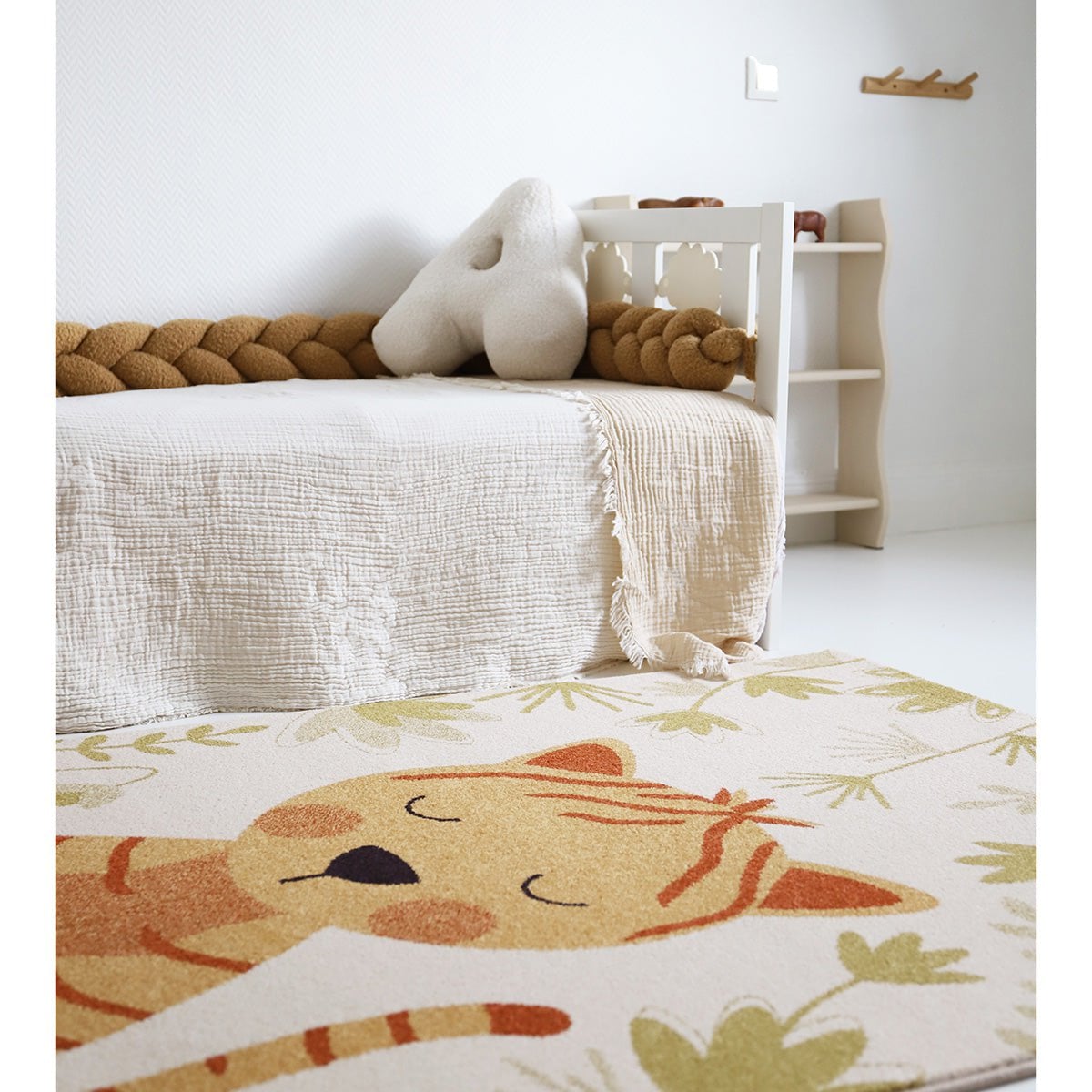 Tiger silly children's rug