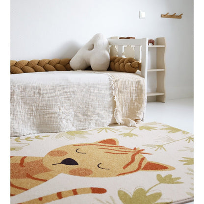 Tiger silly children's rug