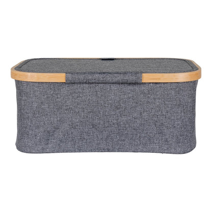 Noto Mand 38x26x16 cm donkergrijs bamboe polyester