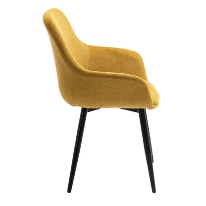 Fauteuil geel set van 2