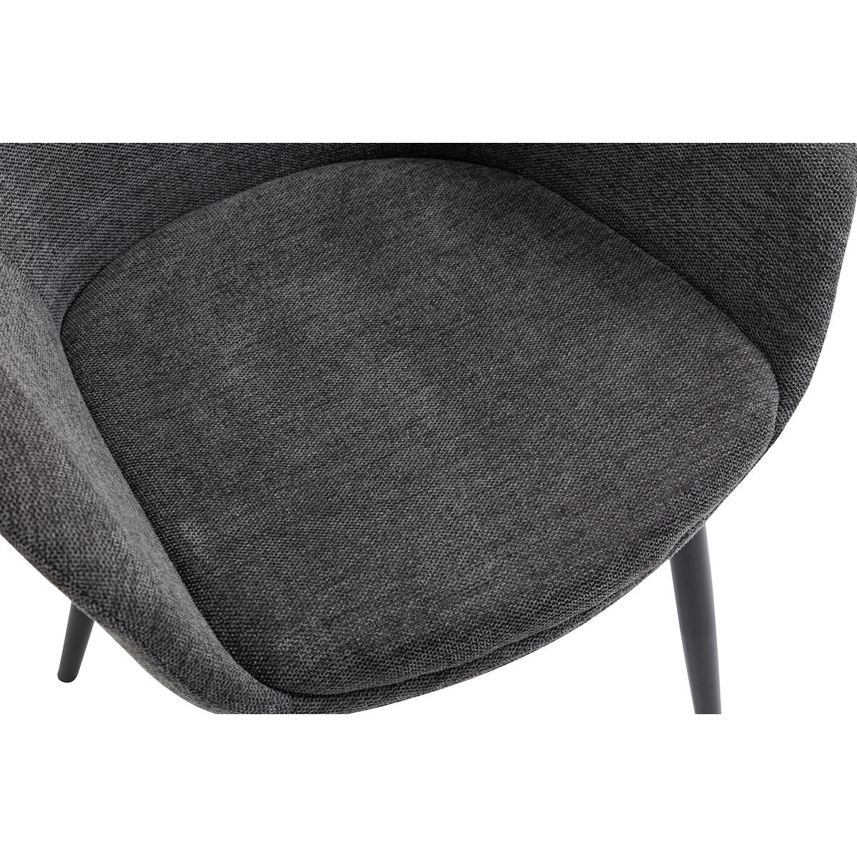 Fauteuils set 2 antraciet 64x59x86 cm