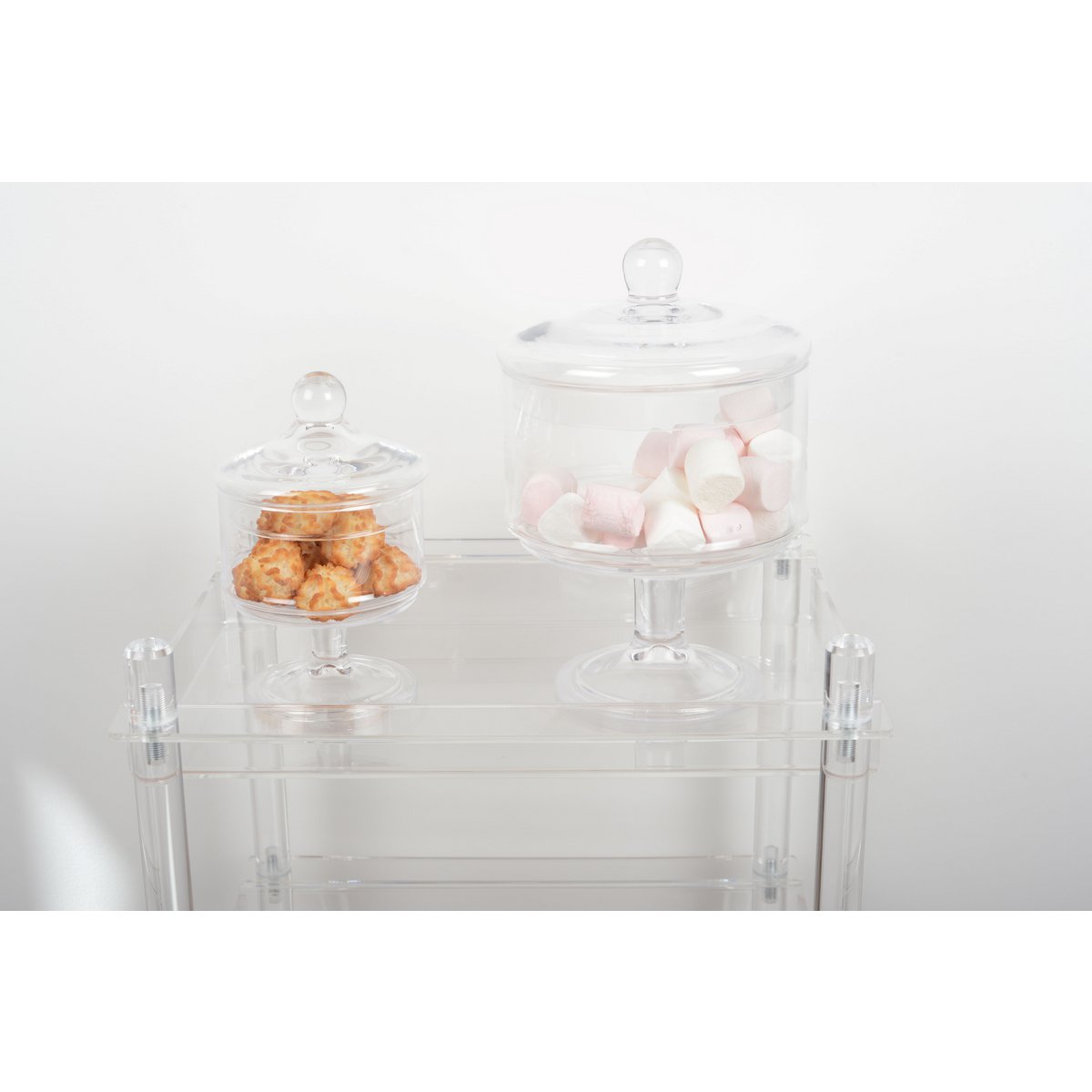 Glass candy 12x12x16cm