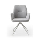Fauteuil draaibaar lichtgrijs 60x62x89 cm