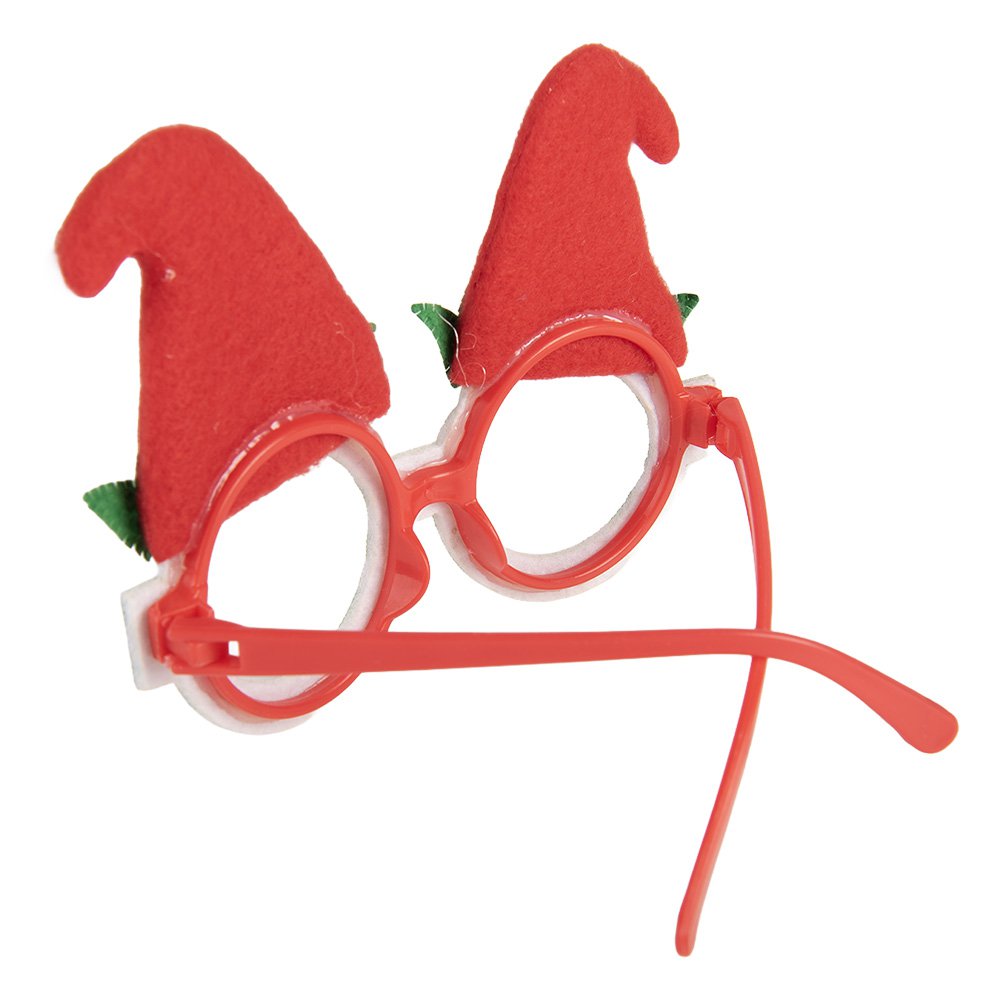 Christmas glasses 15x3x11 cm Green Plastic