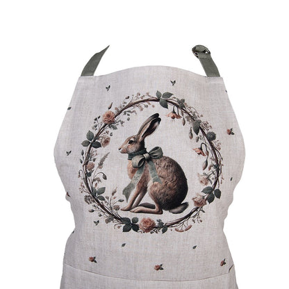 Kitchen Apron 70x85 cm Beige Cotton