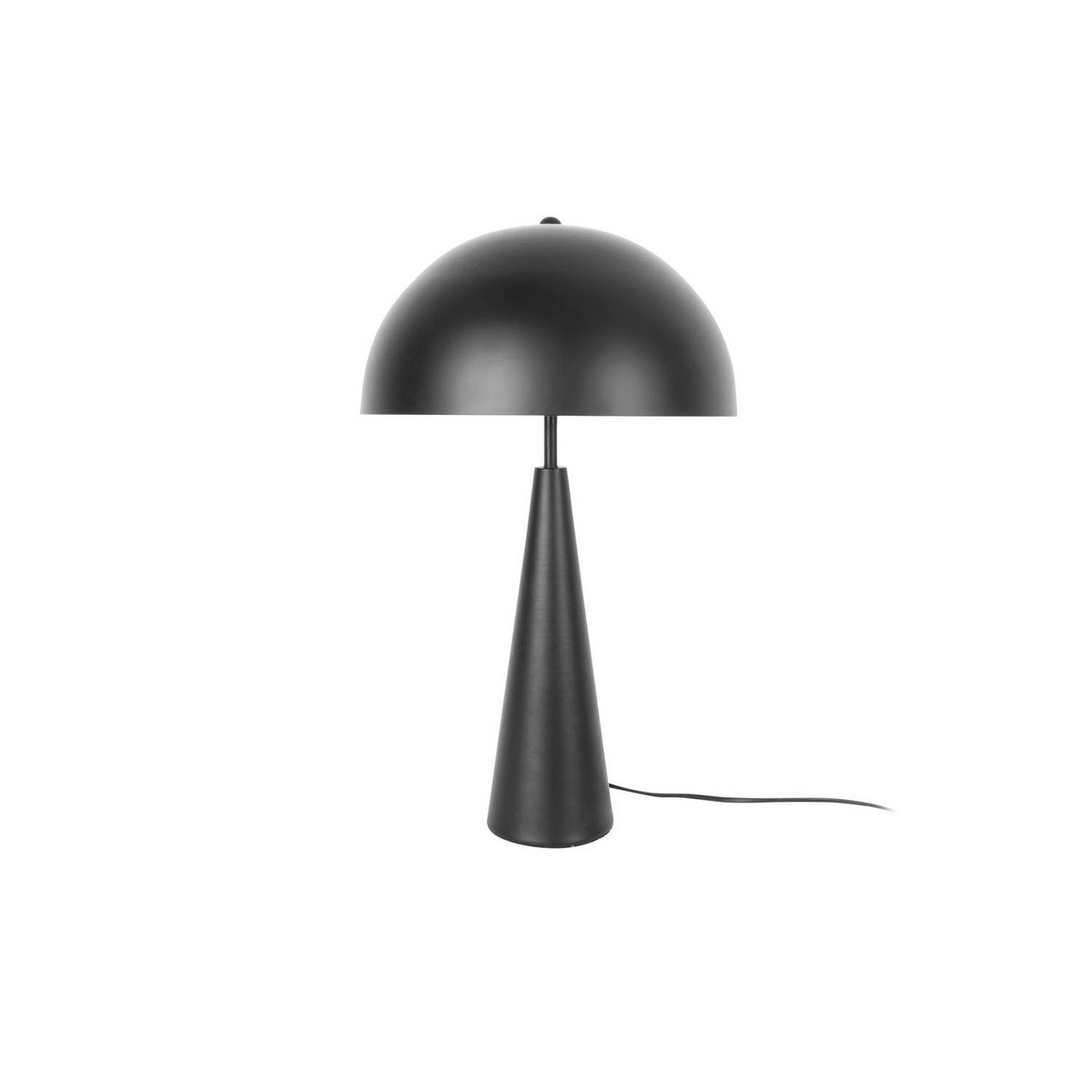 Tafellamp ijzer 51 cm mat zwart