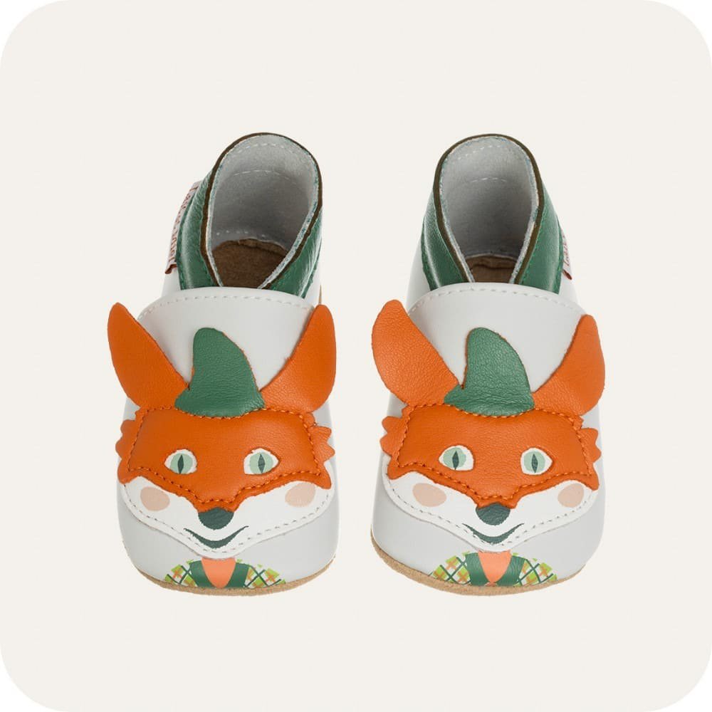Babyslofjes leer suède zool 0-6 mnd
