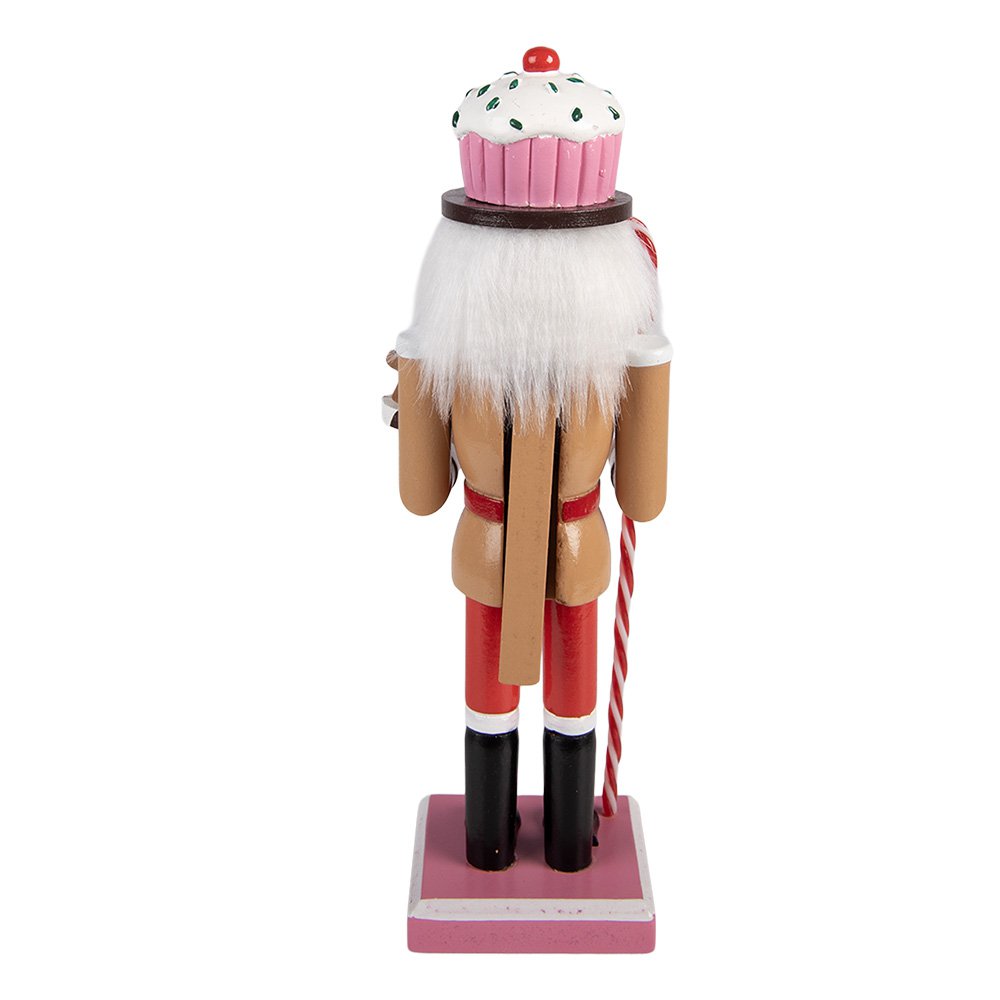 Christmas Decoration Figurine Nutcracker 8x7x25 cm Brown Wood