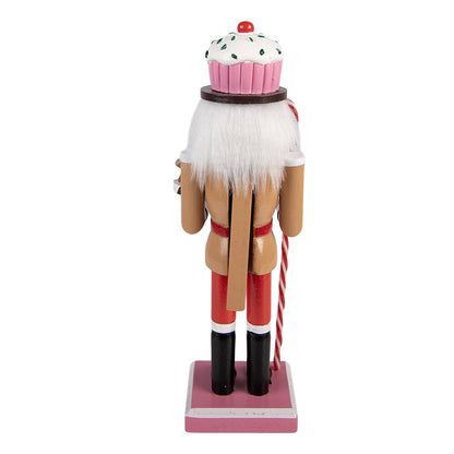 Christmas Decoration Figurine Nutcracker 8x7x25 cm Brown Wood