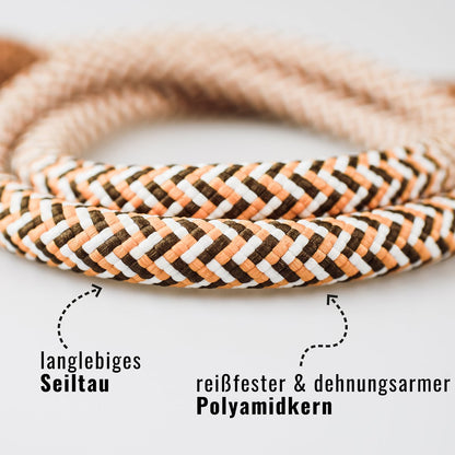 Hondenriem 120 cm leer polyamide