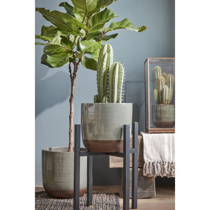 Plantenstandaard 50 cm zwart ijzer