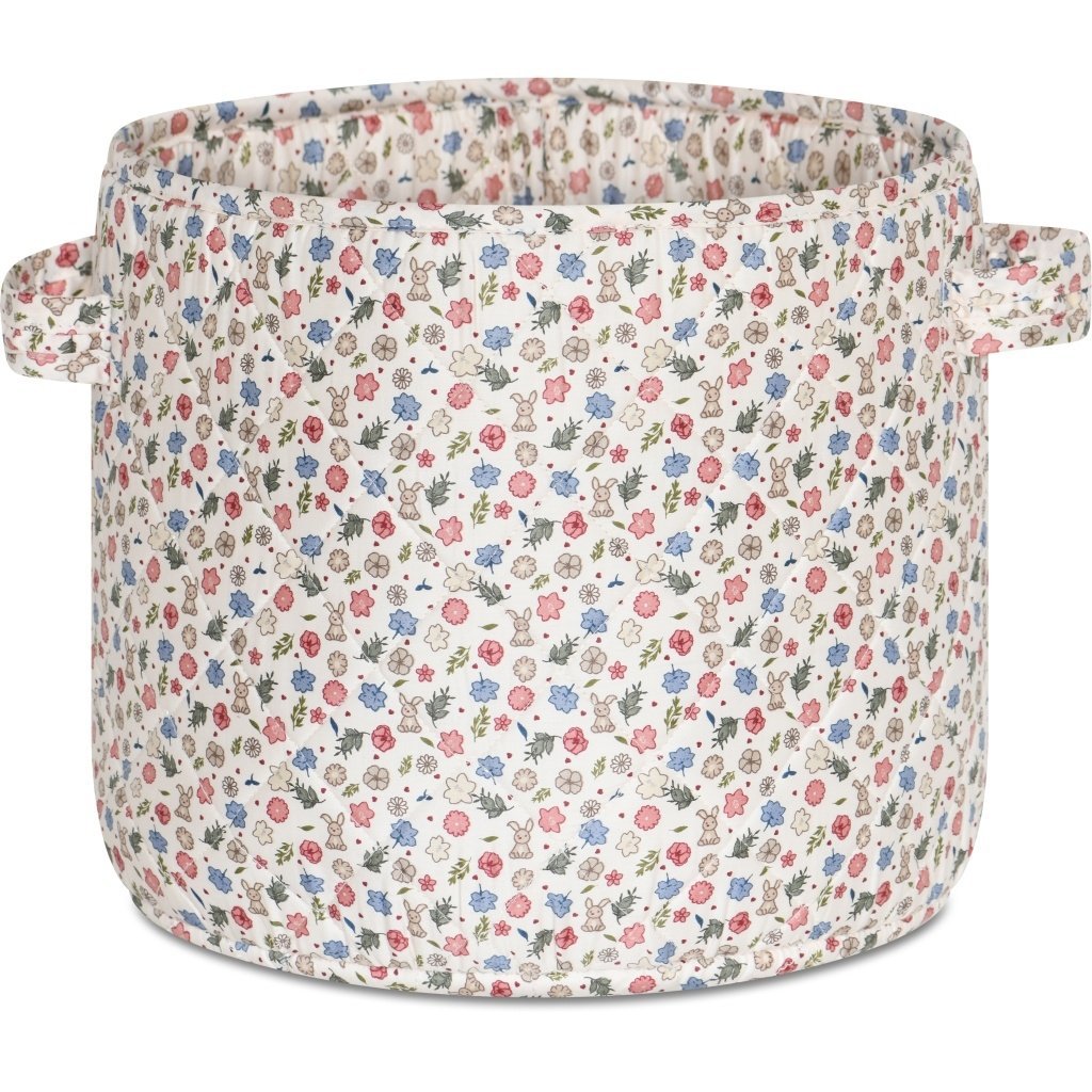Opbergmand 33x38 cm miniflower gewatteerd