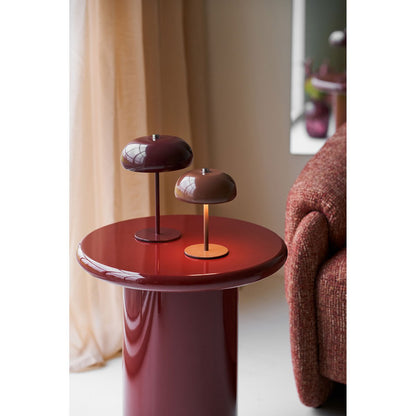 Bijzettafel 45x50 cm MDF bordeaux