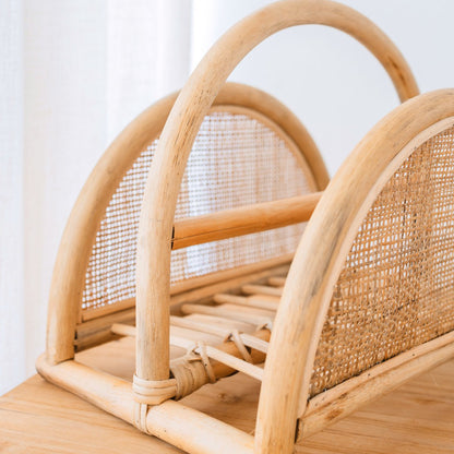 Krantenrek rotan handgemaakt