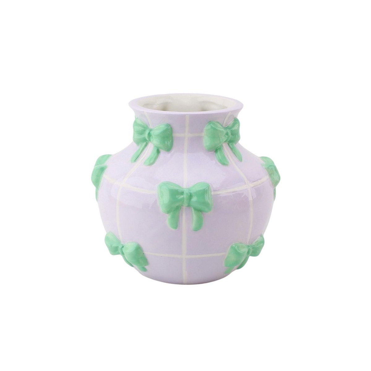 Vaas 14,5x14,5x13 cm lila mint