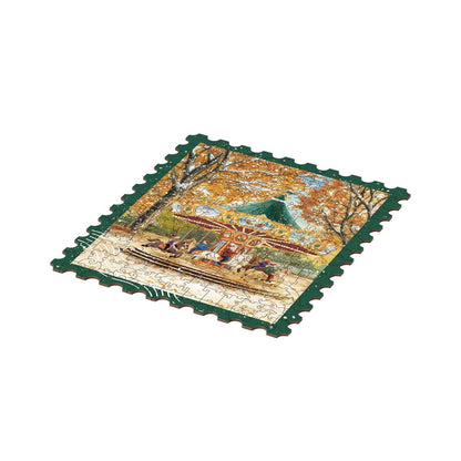 Houten legpuzzel 200 stukjes 23x27,4 cm