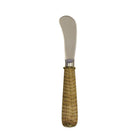 Botermes 15 cm staal riet beige