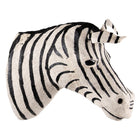 Wanddecoratie zebra 37 cm papier zwart wit