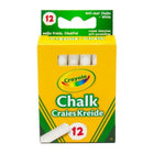 Crayola Anti-Dust Chalk 12 Count White