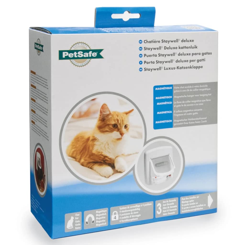 Petsafe Kattenluik Tot 7 Kg Magnetisch Slot 400 Wit