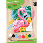 Schilderen op nummer flamingo 30x23 cm